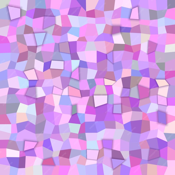 Free Vector | Purple mosaic background