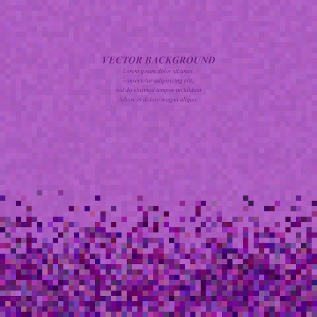 Purple mosaic vector background