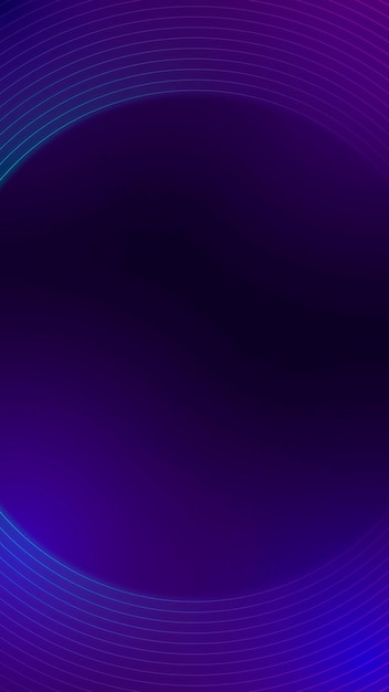 Purple neon lined pattern on a dark social story background vector