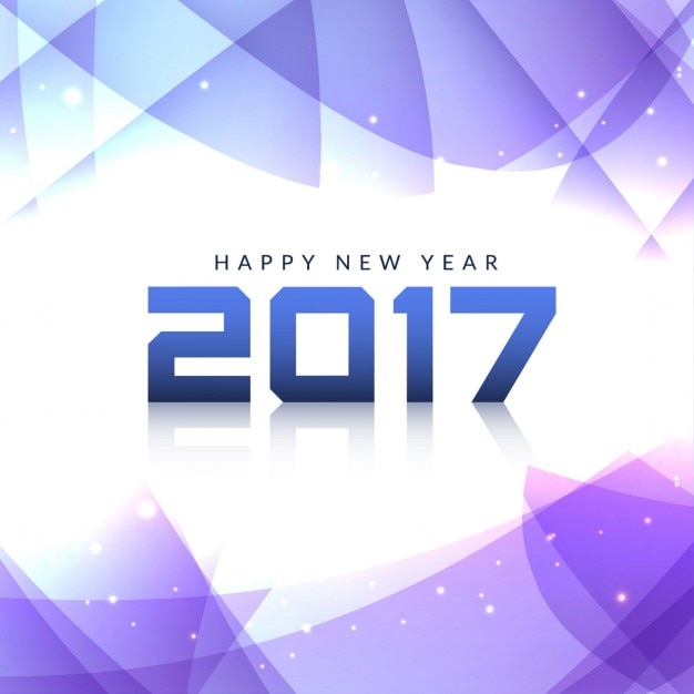 Free vector purple polygonal background for new year
