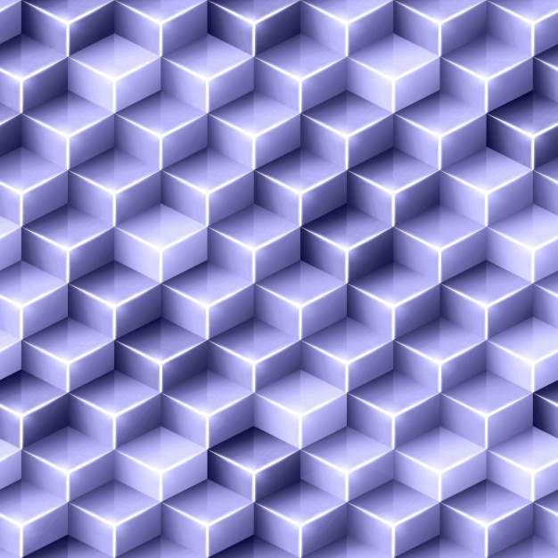 Purple polygonal background with cubes