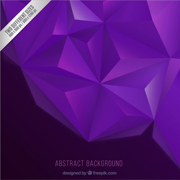 Purple polygonal background