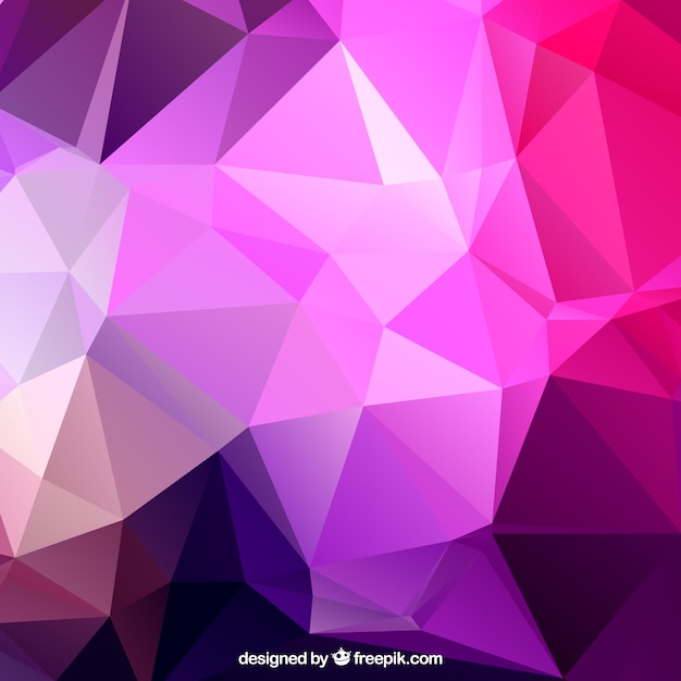 Purple polygons background