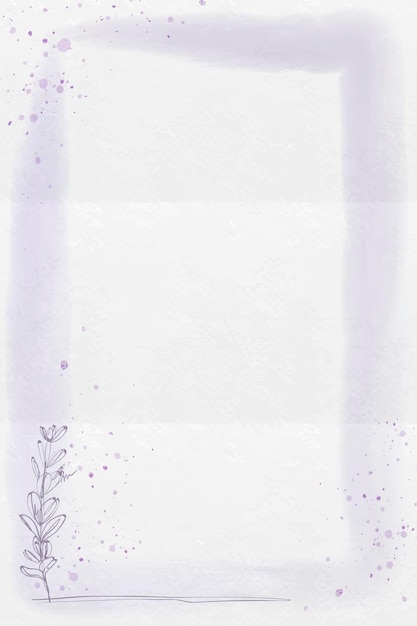 Фиолетовая прямоугольная рамка
