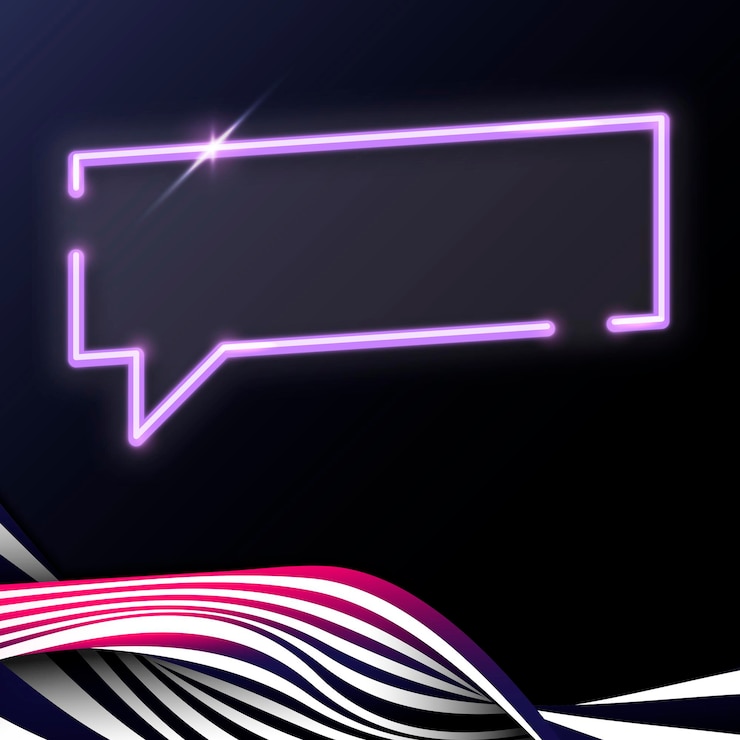 Free Vector purple speech balloon background