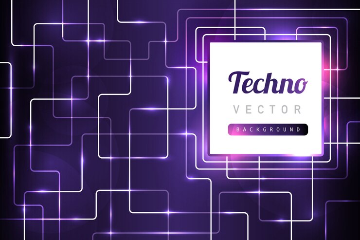 Free Vector purple technology background