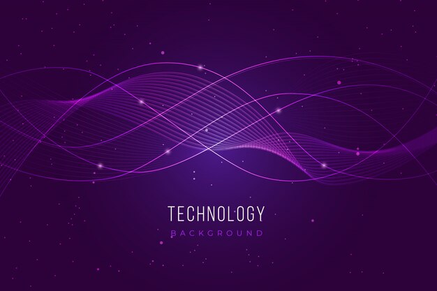 Purple technology background