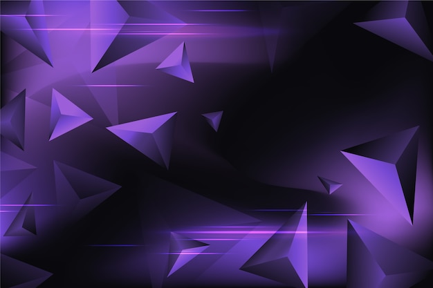 Free vector purple triangle background