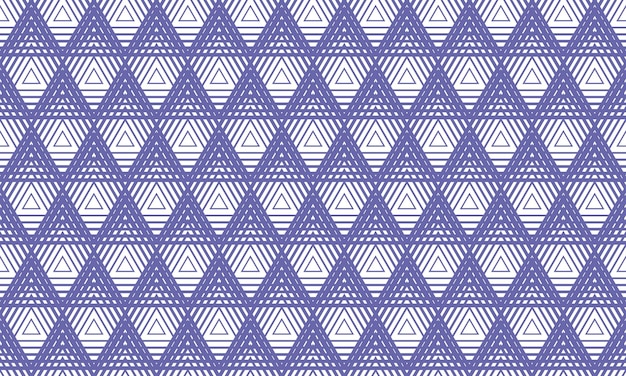 Purple triangles seamless pattern, vector lines design very peri color trend 2022