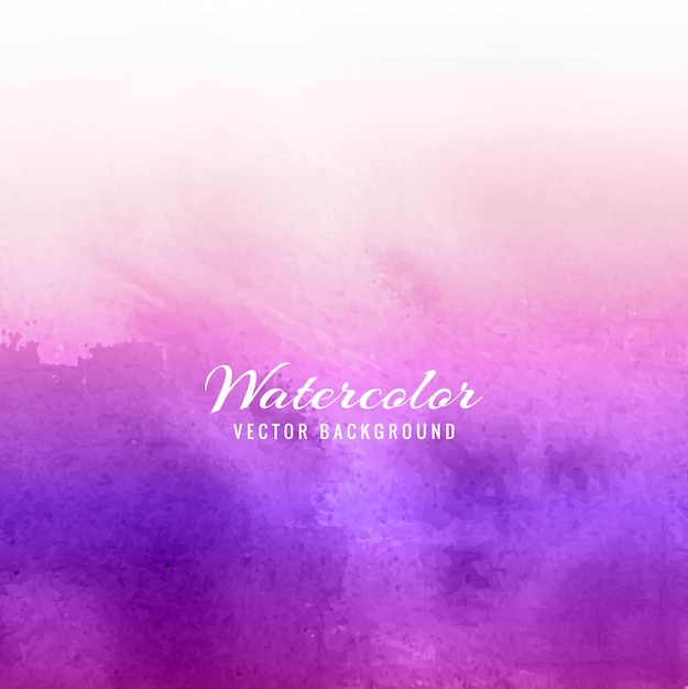 Free vector purple watercolor background design