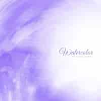 Free vector purple watercolor background