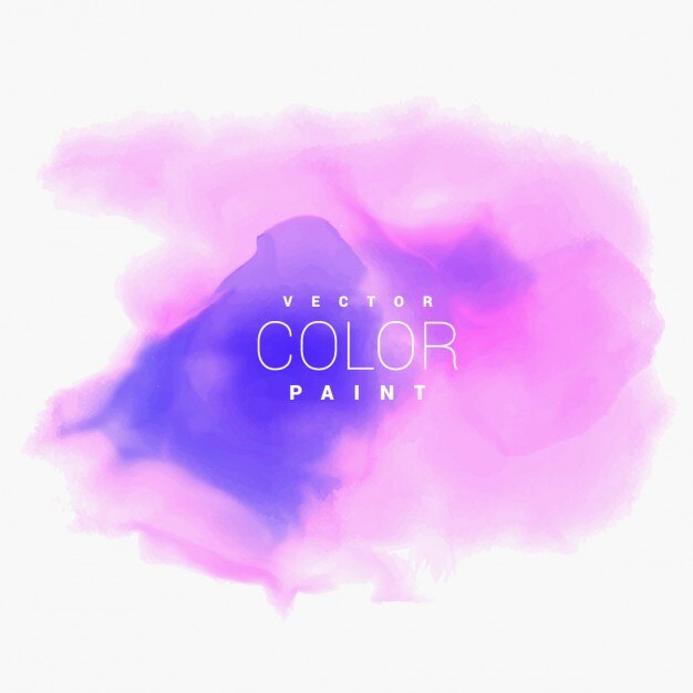 purple watercolor stain