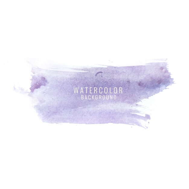 Purple watercolor stain