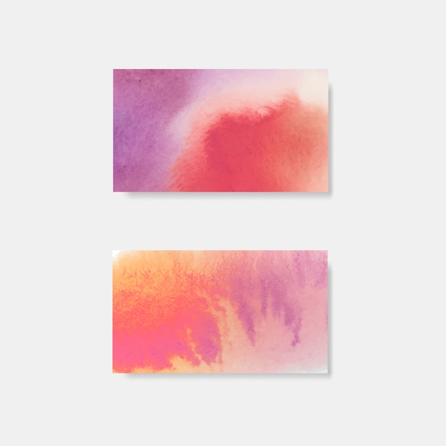 Purple watercolor style banner vector