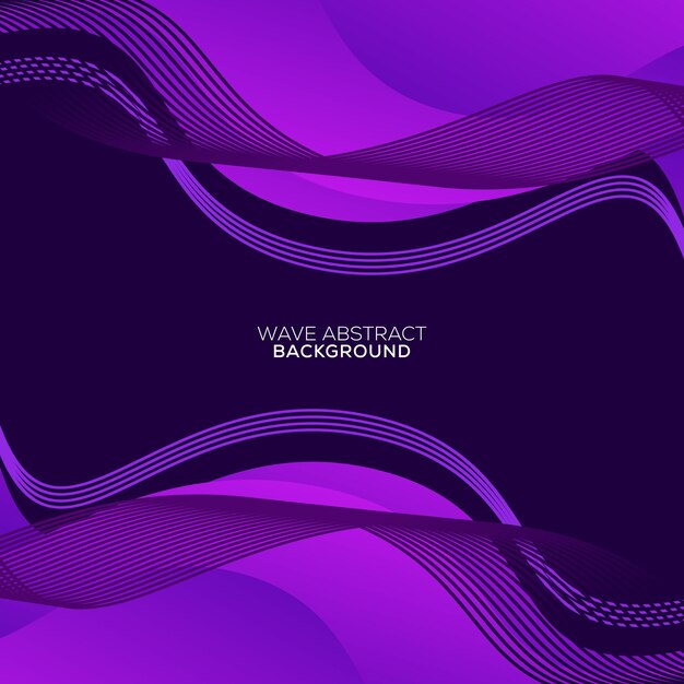 Purple wave background abstract design