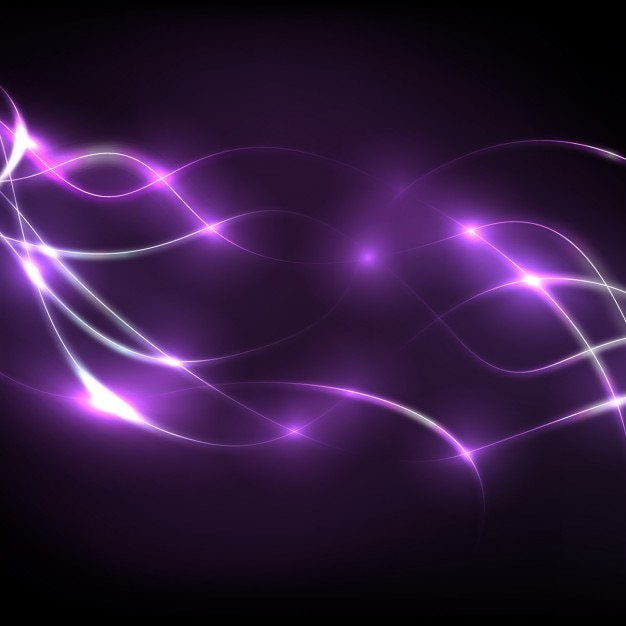 Free vector purple waves dark background