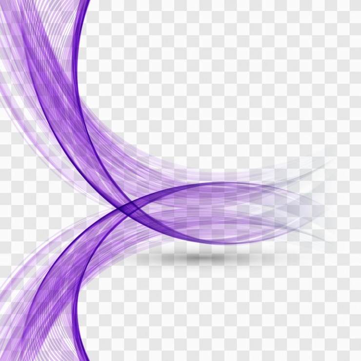 मुफ़्त वेक्टर purple wavy shapes