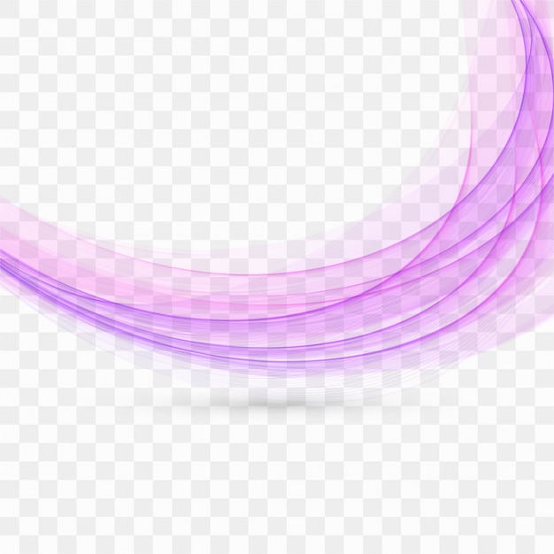 Free vector purple wavy shapes