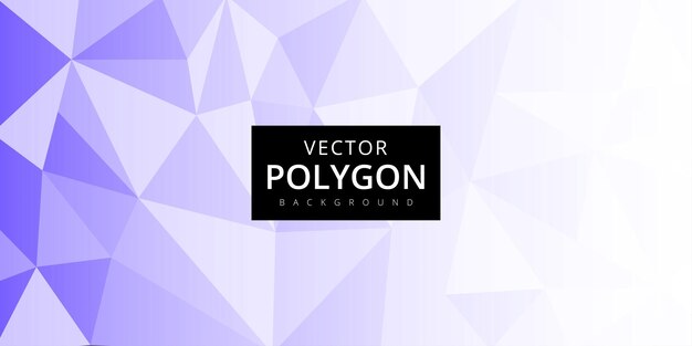 Purple White Polygon Pattern Multipurpose Monochrome Abstract Background Banner