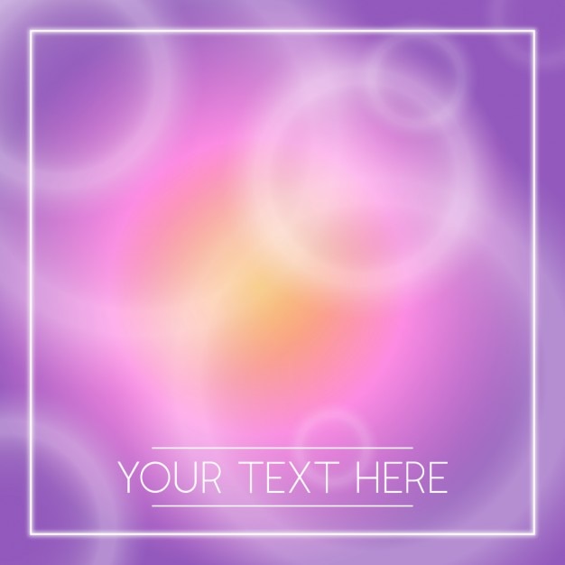 Бесплатное векторное изображение Фиолетовый с размытым фоном кругами