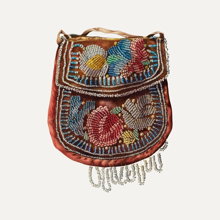 Free Vector purse vintage vector, remixed from the artwork by john thorsen