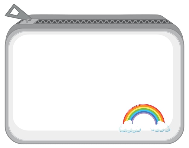 Vector image of rainbow wallet