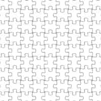 Free vector puzzle pieces pattern