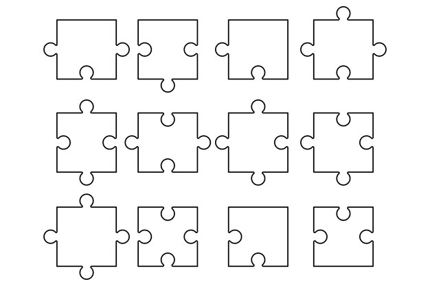 Illustrazione Trasparente Del Puzzle, Puzzle, Trasparente, Illustrazione  PNG e Vector per il download gratuito