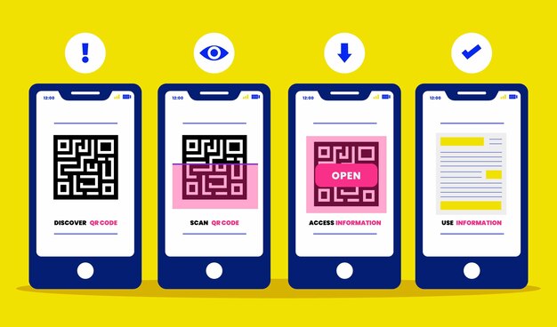 QR 코드 유형의 스캔