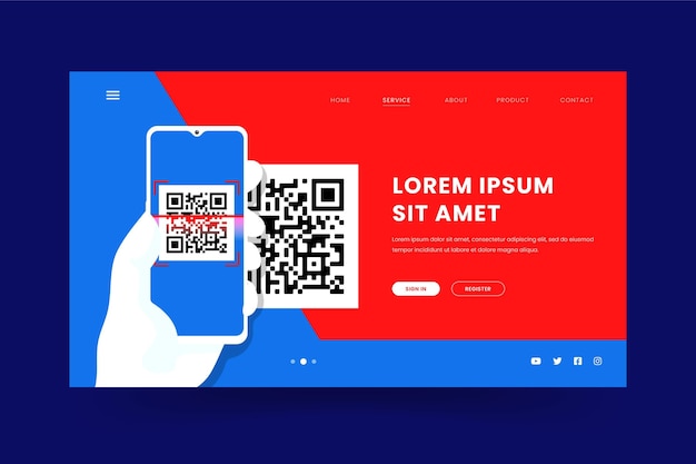 Qr code verification theme