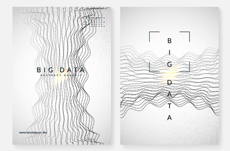 Free Vector quantum computing background technology for big data visualization artificial intelligence and deep learning design template for storage concept modern quantum computing backdrop