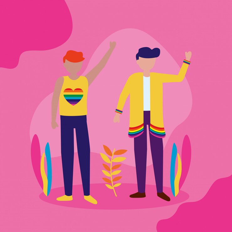Free Vector the queer community lgbtq design
