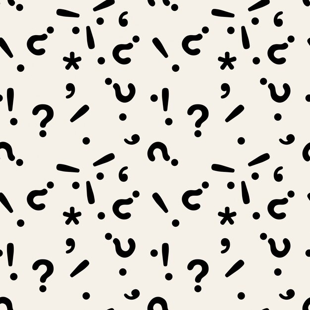 Question mark pattern