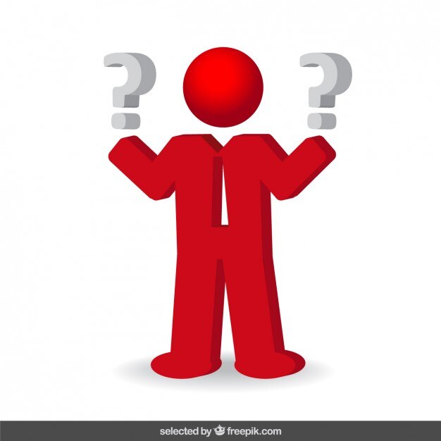 Questions businessman icon