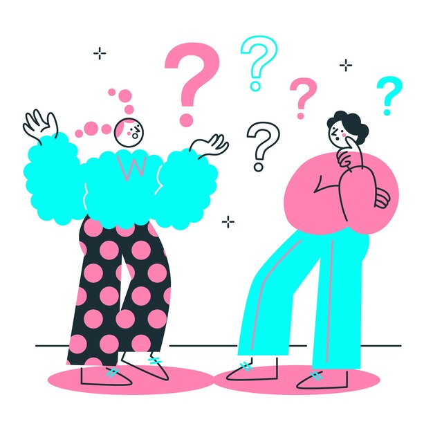 questions  concept illustration