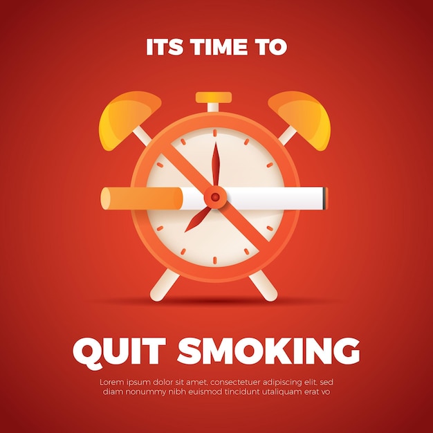 Quit smoking concept