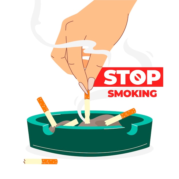 Quit smoking illustration