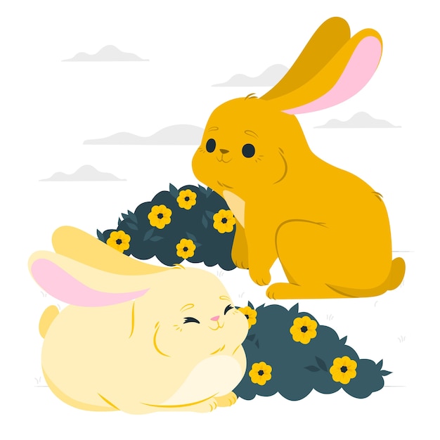 Иллюстрация концепции кролика