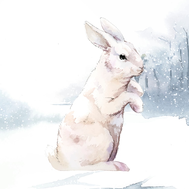 Бесплатное векторное изображение Кролик