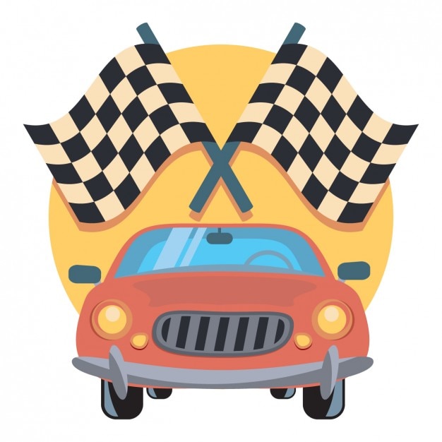 Racing car icon