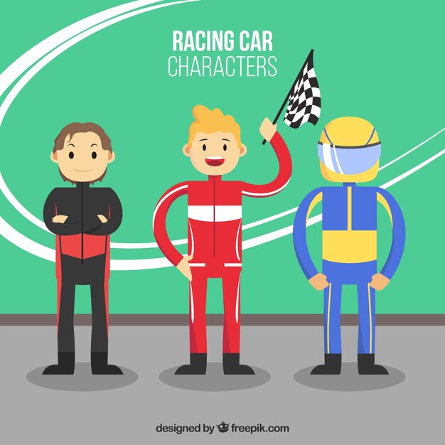 Racing character collection