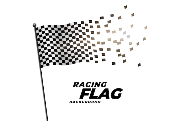 Free vector racing checkered flag background