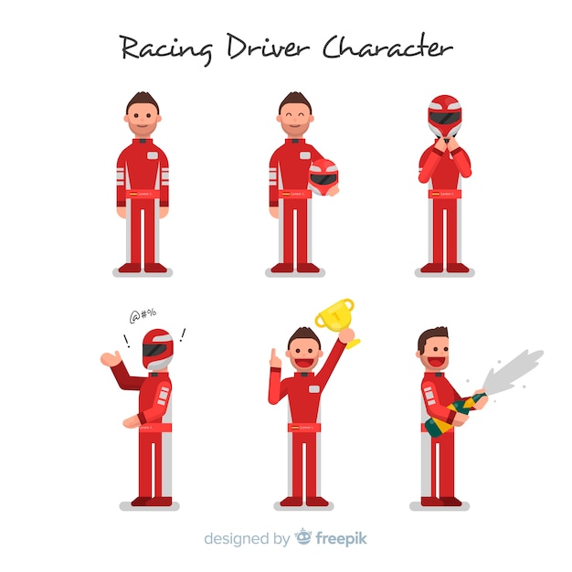 レーシングドライバーキャラクターコレクション