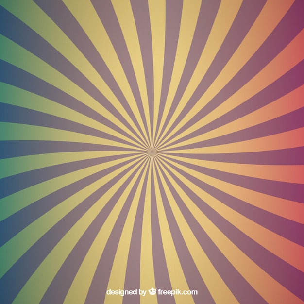 Radial colors of backgrounds set