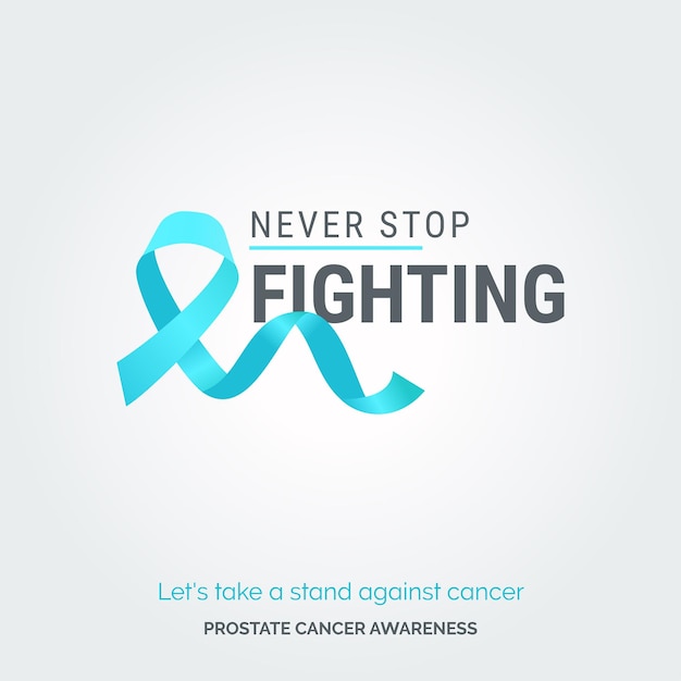 Free vector radiate healing vector background prostate cancer campaign