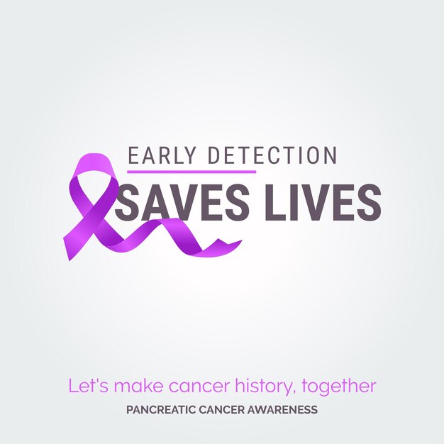 Radiate hope in vector background pancreatic cancer