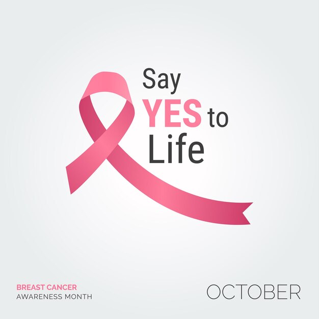 Free vector radiate pink hope breast cancer awareness design