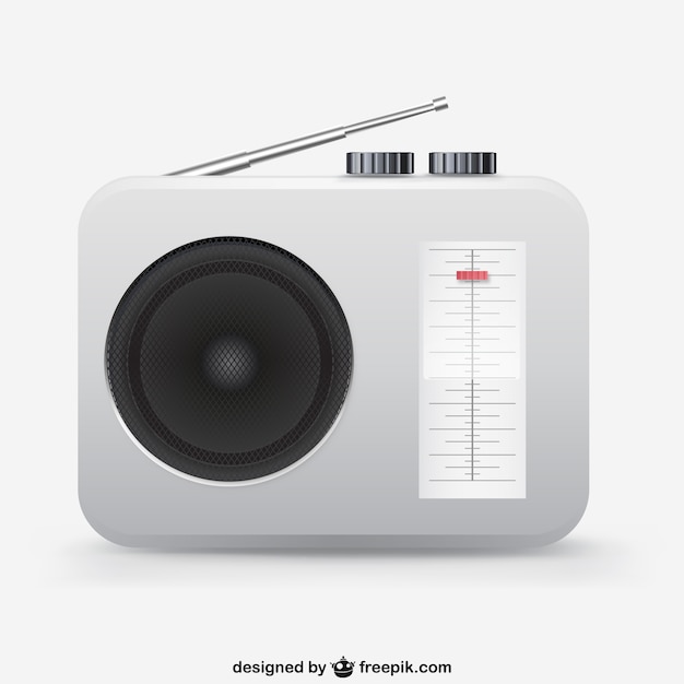 Free vector radio device vector