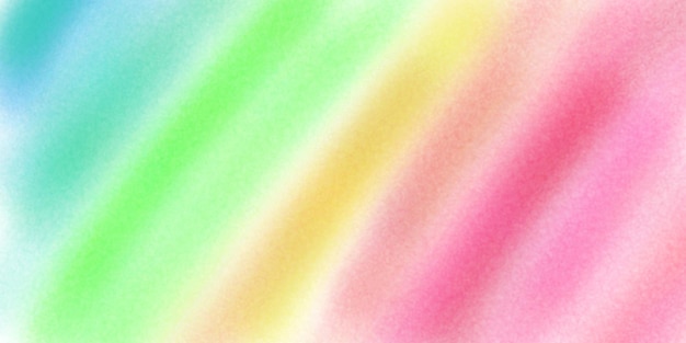 A rainbow of colors is shown.