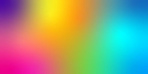 Free vector rainbow gradient banner design